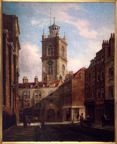 Fore Street og St Giles uden Cripplegate af Walter Riddle