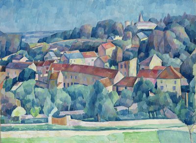 Hardricourt Village og slot af Walter Rosam