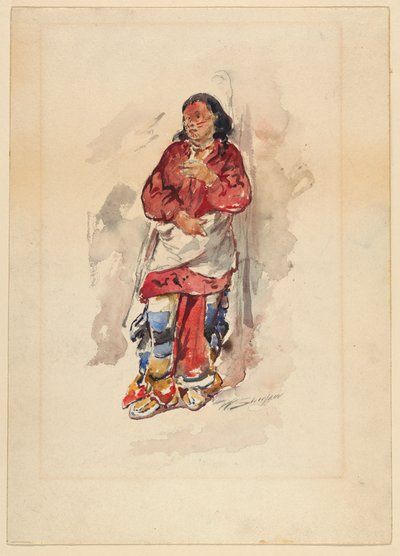 Cheyenne ungdom af Walter Shirlaw