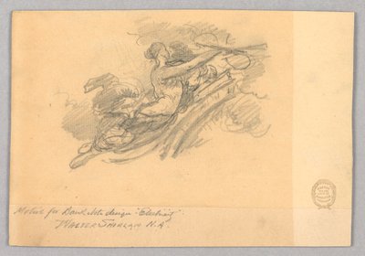 Elektricitet (motiv til pengeseddeldesign) af Walter Shirlaw