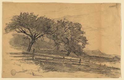 Landskab i Dorset, Vermont af Walter Shirlaw