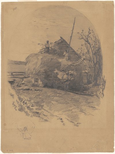 Afstemning [recto] af Walter Shirlaw