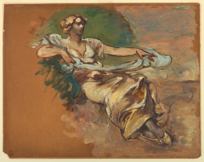 Siddende Kvinde af Walter Shirlaw
