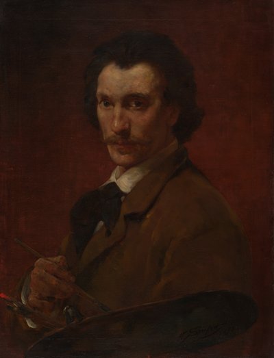 Selvportræt af Walter Shirlaw