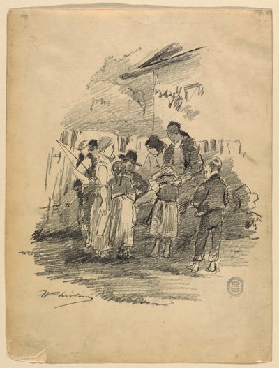 Kunstneren i landsbyen af Walter Shirlaw
