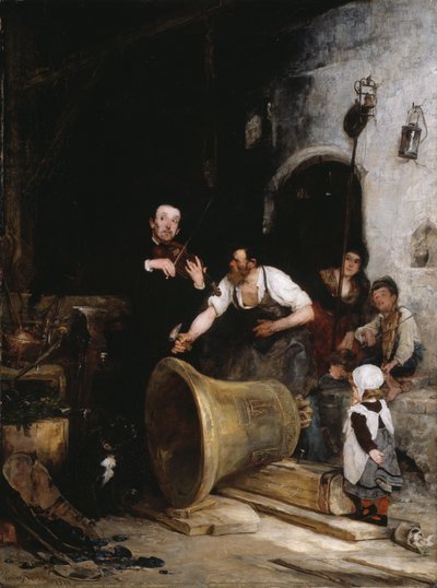 Toning the Bell, 1874. af Walter Shirlaw