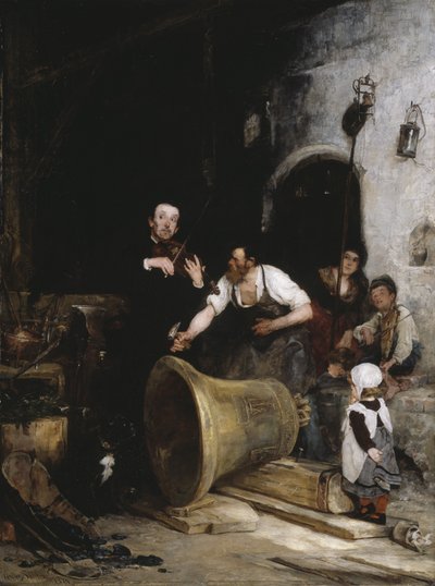 Toning the Bell, 1874 af Walter Shirlaw