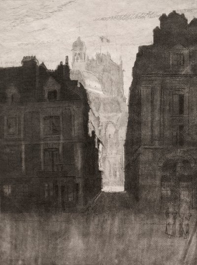 Dieppe, Notre Dame Street af Walter Sickert