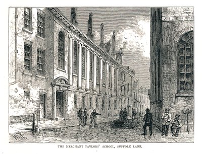 The Merchant Taylors School, Suffolk Lane, 1878 af Walter Thornbury