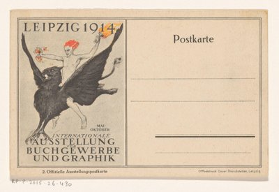 Geni på en griffin af Walter Tiemann