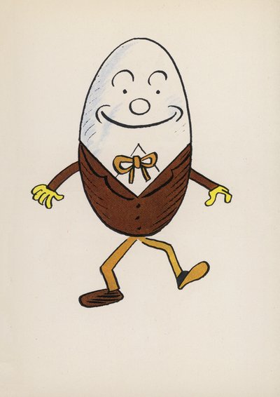 Figurer fra børnebøger: Klumpe Dumpe (farvelitografi) af Walter Trier