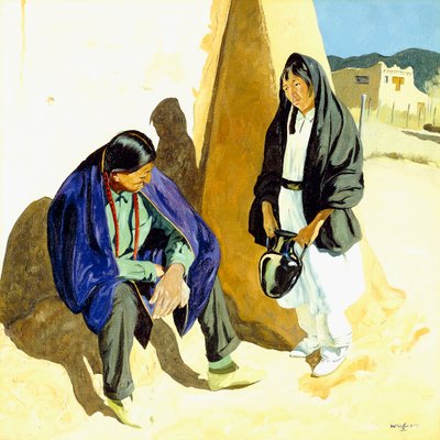 Middagsskygger af Walter Ufer