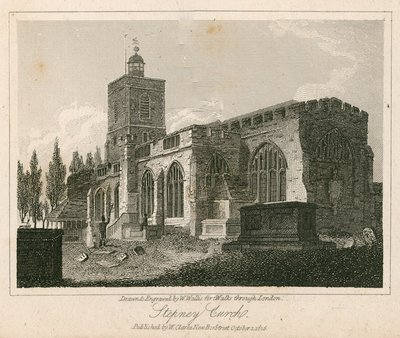 Stepney Church, London af Walter Wallis