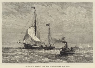 Afgang af Arctic Yacht Kara for at søge efter hr. Leigh Smith af Walter William May