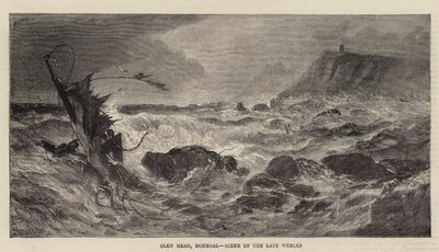 Glen Head, Donegal, Scene of the Late Wrecks af Walter William May