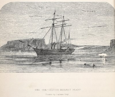 Ræven forlader Beachey Island, 1859 af Walter William May
