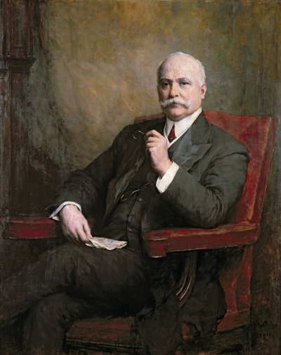 Portræt af Sir Edward Hopkinson Holden (1848-1919) First Baronet 1911 af Walter William Ouless