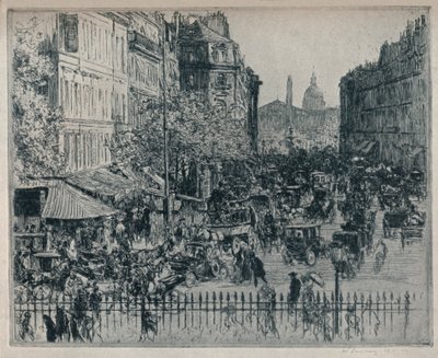 Rue Royale, Paris, c1913 af Walter Zeising