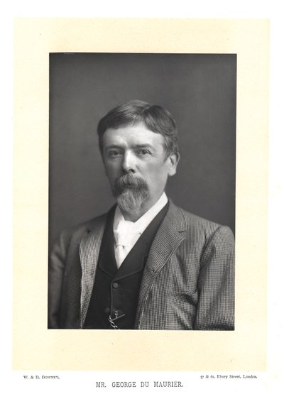 George Du Maurier, britisk forfatter og kunstner, c1895. af WandD Downey