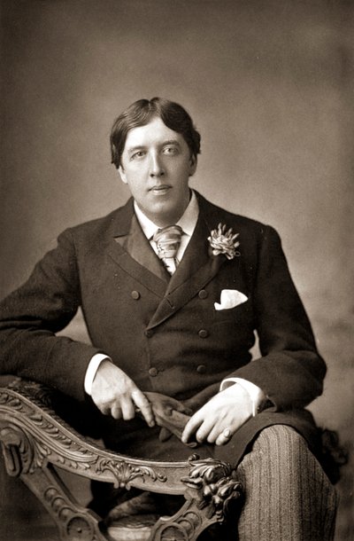 Oscar WiIde, irsk forfatter, vid og dramatiker, c1890 af WandD Downey