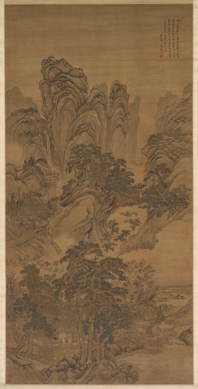 Landskab, 1632-1717. af Wang Hui
