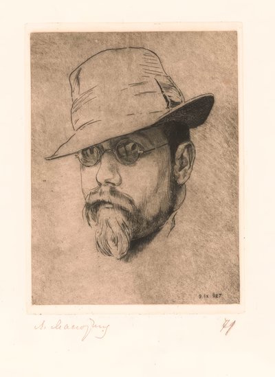 Selvportræt af Wassilij Nikolajewitsch Masjutin