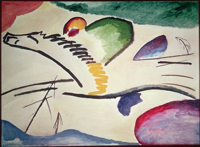 Abstrakt hest, 1911 af Wassily Kandinsky