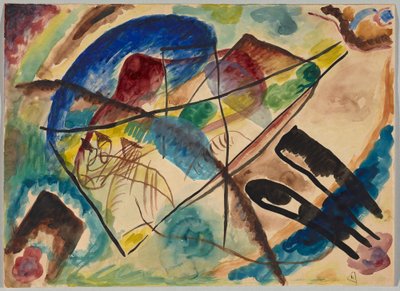 Akvarel VIII af Wassily Kandinsky