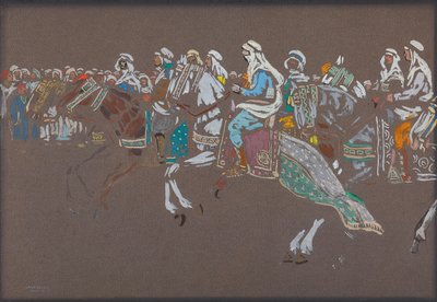 Arabisk kavaleri, 1905. af Wassily Kandinsky