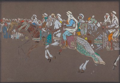 arabisk kavaleri af Wassily Kandinsky