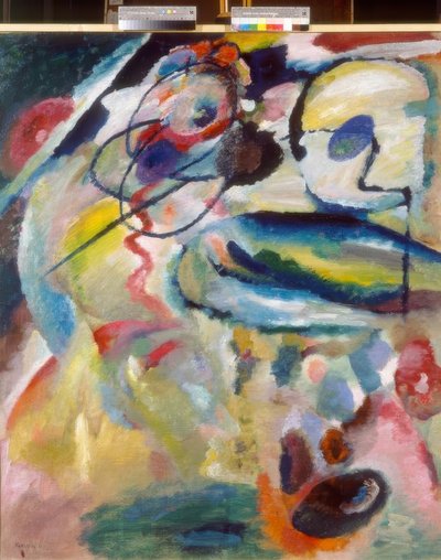 Billede med cirkel af Wassily Kandinsky