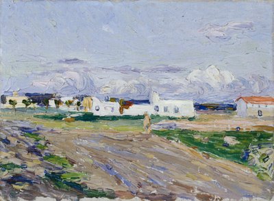 Udsigt fra Hotel St Georges, Tunis af Wassily Kandinsky