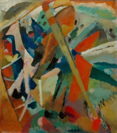 Sankt Georg af Wassily Kandinsky