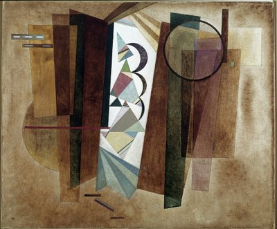 Udvikling i Brun - Maleri af Wassily Kandinsky