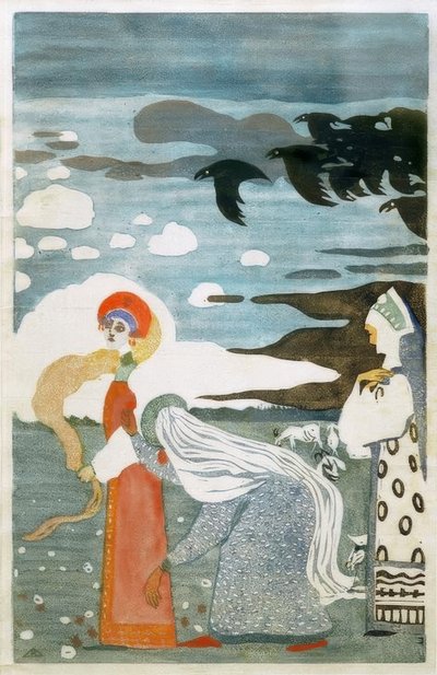 Ravnene af Wassily Kandinsky
