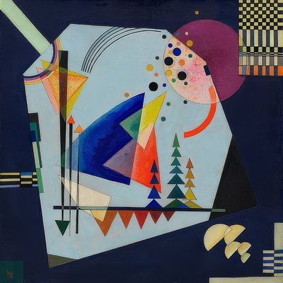 Tre lyde. 1926 af Wassily Kandinsky