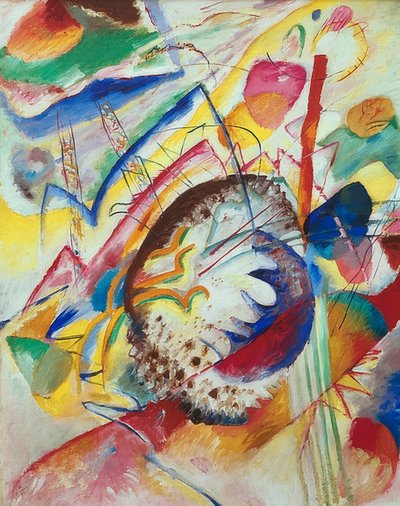 Flot studie. 1914 af Wassily Kandinsky
