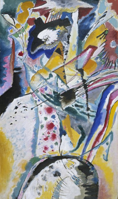 Stort studie til et vægmaleri for Edwin R. Campbell (sommer) af Wassily Kandinsky