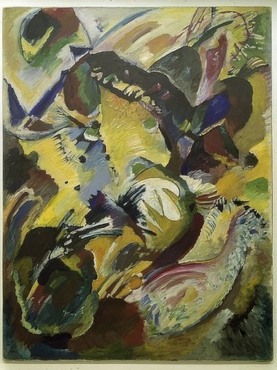 Efterår (maleri 198). Fire plader til Edwin R. Campbell. 1914 af Wassily Kandinsky