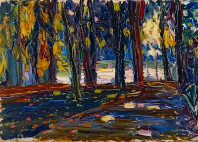 I parken St. Cloud - efterår II af Wassily Kandinsky