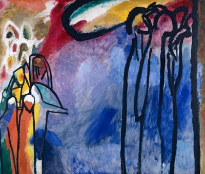 Improvisation 19 af Wassily Kandinsky
