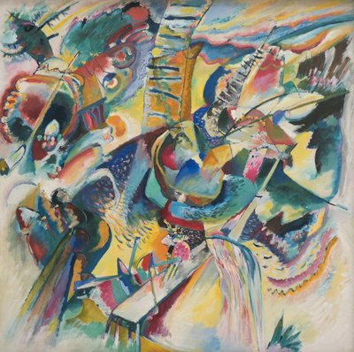 Improvisation Klamm af Wassily Kandinsky