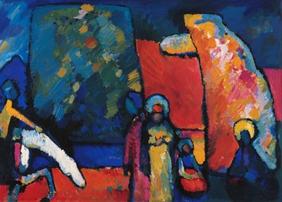 Improvisation nr. 2 (begravelsesmarch) af Wassily Kandinsky