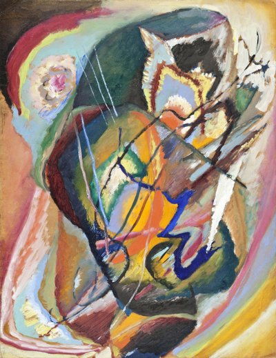 ""Improvisation Sans Tittare EEE"" (Untitled Improvisation EEE) af Painter Day Wassily Kandinsky (Au Wassily Kandinsky Au Kandinsky) af Wassily Kandinsky