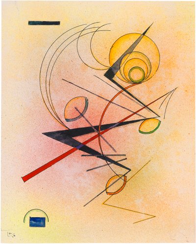 Lille Varm, 1928. af Wassily Kandinsky