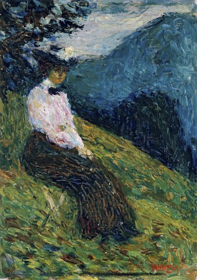 Kochel – Gabriele Münter af Wassily Kandinsky