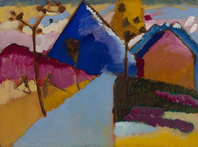 Kochel – lige vej af Wassily Kandinsky