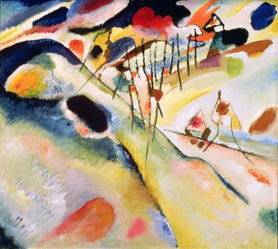 Landskab af Wassily Kandinsky