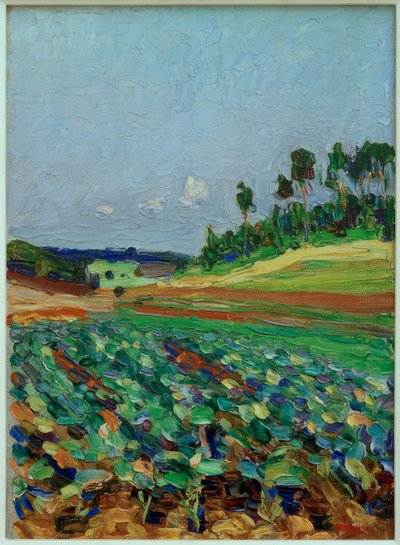 Landskab nær Regensburg af Wassily Kandinsky