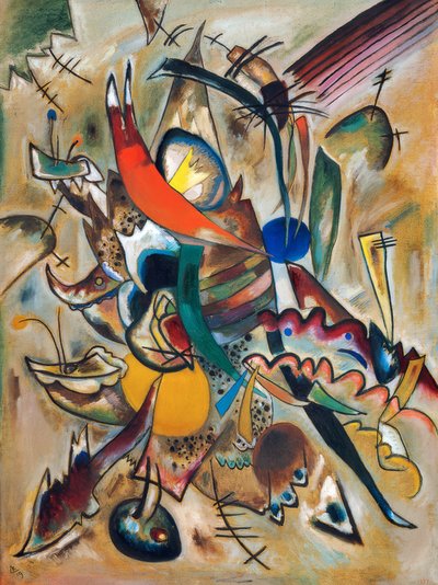 Maling med punkter af Wassily Kandinsky